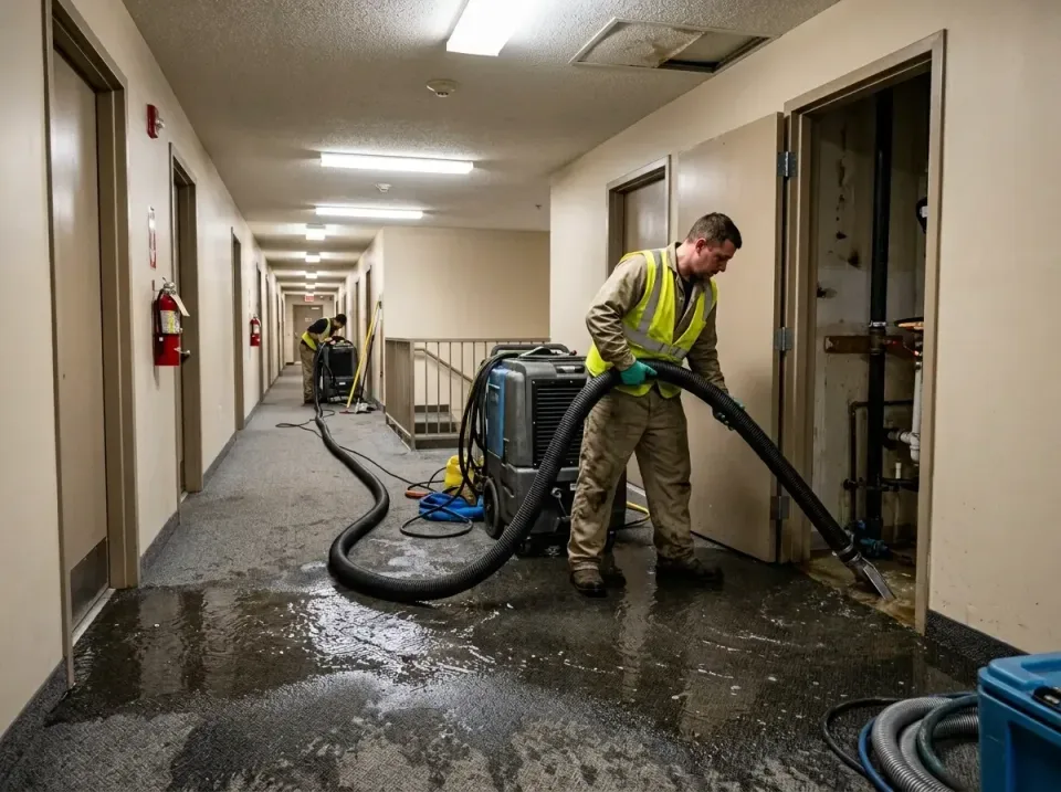 multi-unit-apartment-hallway-f-005 — frequently asked questions, Emergency Burst Pipe Water Extraction & Removal in Lyman, SC